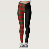Clan MacKinnon Crest & Tartan Leggings (Voorkant)