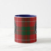Clan MacKinnon Crest & Tartan Mok (Midden)