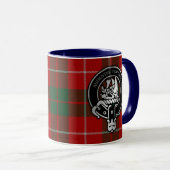 Clan MacKinnon Crest & Tartan Mok (Voorkant rechts)