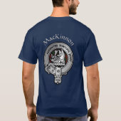 Clan MacKinnon Crest & Tartan T-shirt (Achterkant)