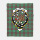 Clan MacKinnon Hunting Ancient Tartan Pset Fleece Deken (Voorkant)