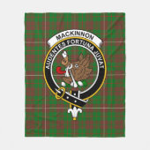 Clan MacKinnon Hunting Modern Tartan Pset Fleece Deken (Voorkant)