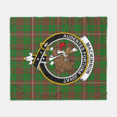 Clan MacKinnon Hunting Modern Tartan Pset Fleece Deken (Voorkant (Horizontaal))