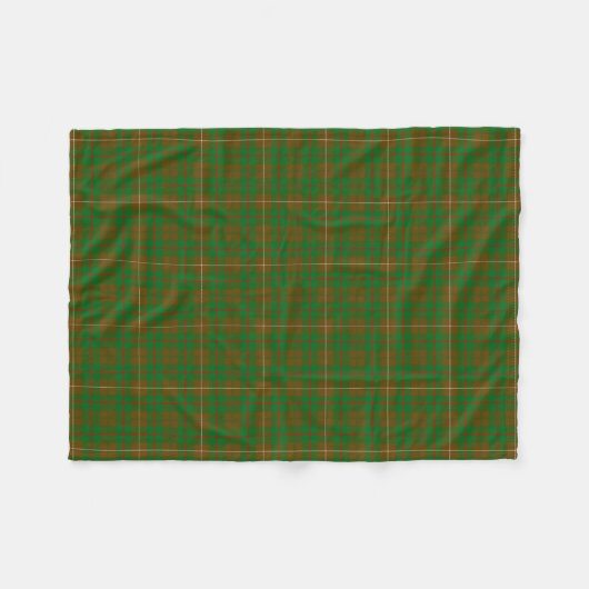 Clan MacKinnon Hunting Tartan Fleece Deken (Voorkant (Horizontaal))
