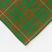 Clan MacKinnon Hunting Tartan Fleece Deken (Hoek)