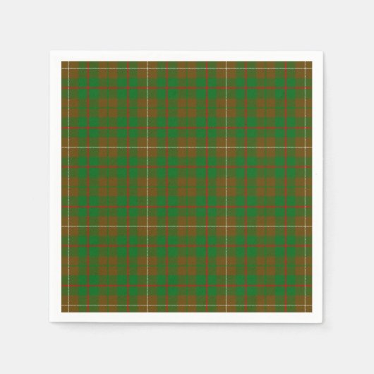 Clan MacKinnon Hunting Tartan Servetten (Voorkant)
