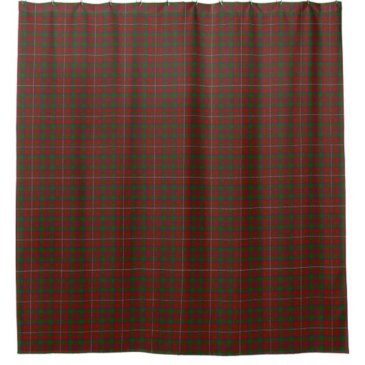 Clan MacKinnon Scottish Heritage Tartan Douchegordijn (Voorkant)