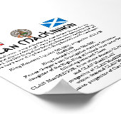 Clan MacKinnon & Siol Alpin - de 7 Clans Poster (Hoek)