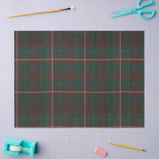 Clan Mackinnon Tartan Pattern Tissuepapier (Craft)