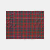 Clan MacKinnon Tartan Schotse speldenstaart Fleece Deken (Voorkant (Horizontaal))