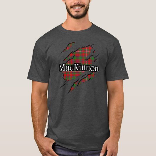 Clan MacKinnon Tartan Spirit Shirt (Voorkant)