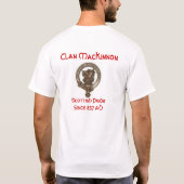 Clan MacKinnon Warrior Princess-Heritage T-shirt (Achterkant)