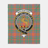 Clan MacKintosh Ancient Tartan Pset Fleece Deken (Voorkant)