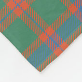 Clan MacKintosh Ancient Tartan Pset Fleece Deken (Hoek)