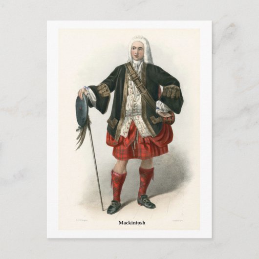 Clan Mackintosh Briefkaart (Voorkant)