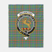 Clan MacKintosh Hunting Ancient Tartan Pset Fleece Deken (Voorkant)