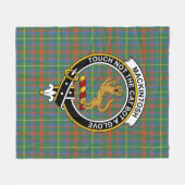 Clan MacKintosh Hunting Ancient Tartan Pset Fleece Deken (Voorkant (Horizontaal))