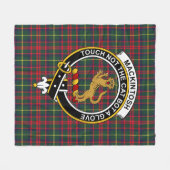 Clan MacKintosh Hunting Modern Tartan Pset Fleece Deken (Voorkant (Horizontaal))