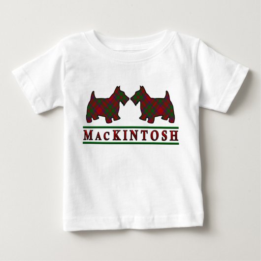 Clan MacKintosh Scottie Dogs Scottish Clan Tartan (Voorkant)