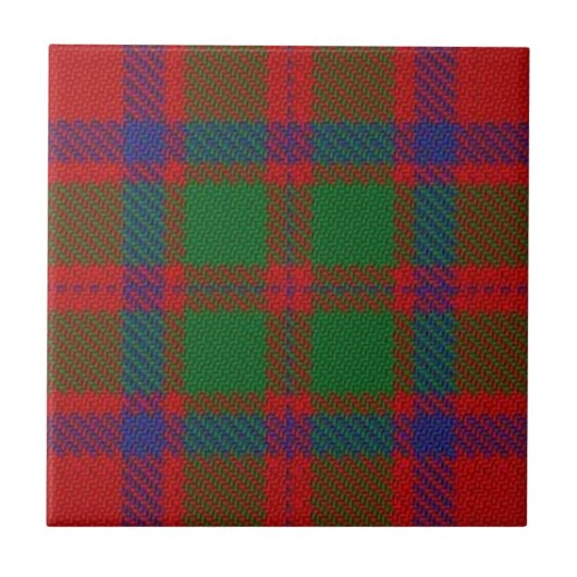 Clan MacKintosh Scottish Expressions Tartan Tegeltje (Voorkant)