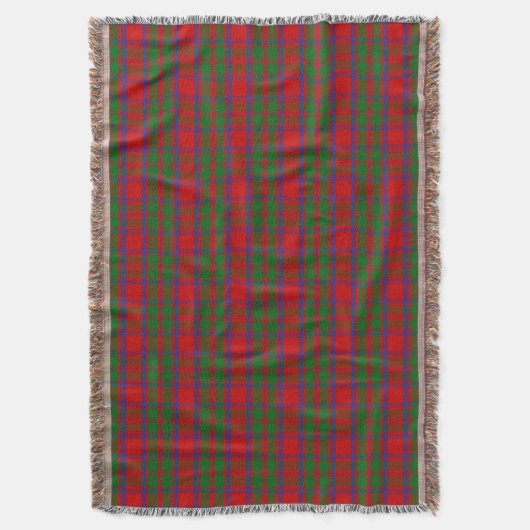 Clan MacKintosh Tartan Deken (Voorkant Verticaal)