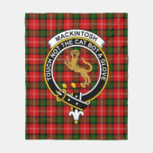 Clan MacKintosh Tartan Fleece Deken (Voorkant)
