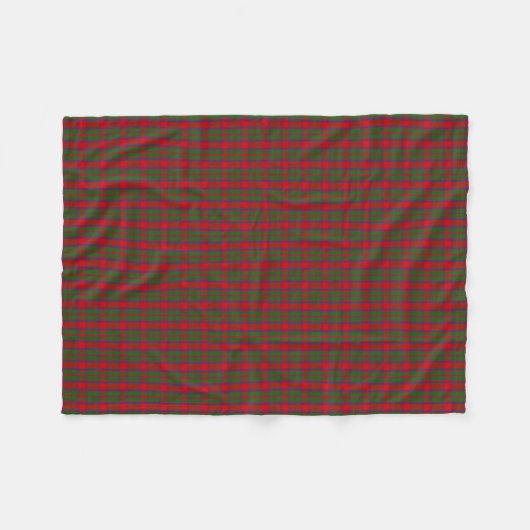 Clan MacKintosh Tartan Fleece Deken (Voorkant (Horizontaal))