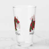 Clan MacKintosh Tartan Scottie Dog Glas (Links)