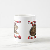 Clan MacKintosh Touch niet de kattenbak een handsc Koffiemok (Center)
