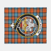 Clan MacLachlan Ancient Tartan Pset Fleece Deken (Voorkant (Horizontaal))