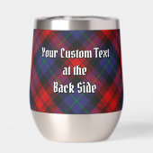 Clan MacLachlan Crest over Tartan (Achterkant)