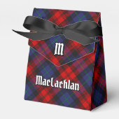 Clan MacLachlan Crest over Tartan Bedankdoosjes (Voorkant Zijde)