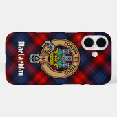 Clan MacLachlan Crest over Tartan Case-Mate iPhone Case (Achterkant (horizontaal))
