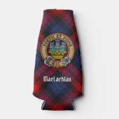 Clan MacLachlan Crest over Tartan Flesjeskoeler (Voorkant)