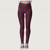 Clan MacLachlan Crest over Tartan Leggings (Voorkant)