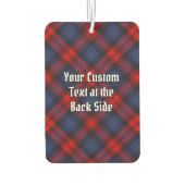 Clan MacLachlan Crest over Tartan Luchtverfrisser (Achterkant)