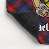 Clan MacLachlan Crest over Tartan Muismat (Hoek)