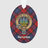 Clan MacLachlan Crest over Tartan Ornament (voorkant)