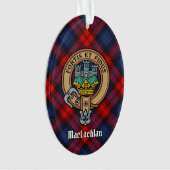 Clan MacLachlan Crest over Tartan Ornament (voorkant)