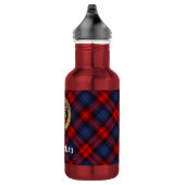 Clan MacLachlan Crest over tartan Waterfles (Rechts)