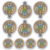 Clan MacLachlan Crest Sticker Set (Voorkant)