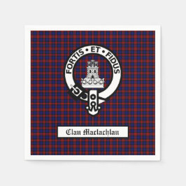 Clan Maclachlan Crest & Tartan  Servet