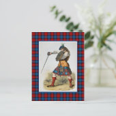 Clan MacLachlan  Illustratie Tartan Lijst Briefkaart (Staand voorkant)