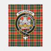 Clan MacLachlan jager Modern Tartan Pset Fleece Deken (Voorkant)