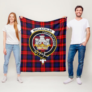 Clan MacLachlan Modern Tartan Pset Fleece Deken