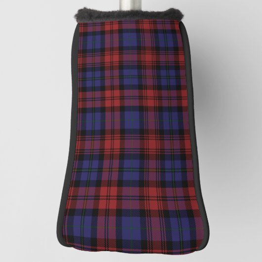 Clan MacLachlan Plaid Paarse Red Check Tartan Golfheadcover (Draai 90)