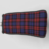Clan MacLachlan Plaid Paarse Red Check Tartan Golfheadcover (Voorkant)