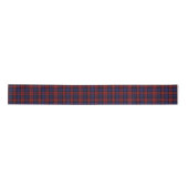 Clan MacLachlan Pset Tartan Red Paarse Check Satijnen Lint (Voorkant)