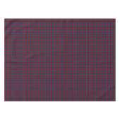 Clan MacLachlan Royal Blue en Rood Schotse Tartan Tafelkleed (Voorkant (Horizontaal))