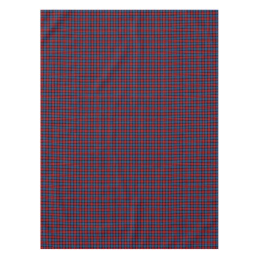 Clan MacLachlan Royal Blue en Rood Schotse Tartan Tafelkleed (Voorkant)